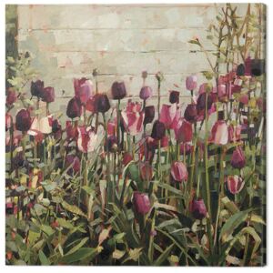 Anne-Marie Butlin - Tulip Garden Tablou Canvas, (60 x 60 cm)
