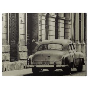 Lee Frost - Vintage Car, Havana, Cuba Tablou Canvas, (80 x 60 cm)