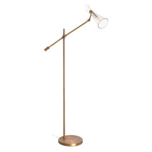 Lampa de podea alama Ø 83cm H 158cm Floor Lamp Gold Metal/Glass |IXIA