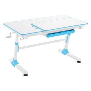 Birou IT ergonomic Sit-Stand (sezut-in picioare), E505, Albastru