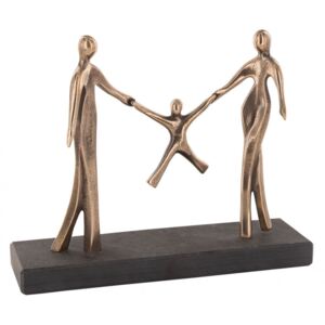 Statueta bronz "Familie implinita"