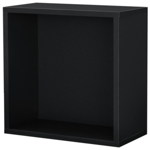 Dulap design combinat – sistem rafturi de perete - 30x30x15 cm - negru