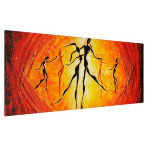 Tablou oriental cu persoane dansând (Modern tablou, K012402K12050)