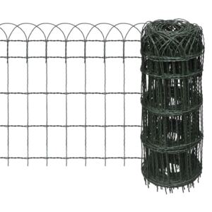 Gard delimitare grădină fier vopsit electrostatic 10 x 0,65 m