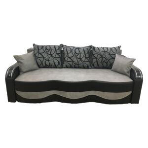 Canapea extensibilă gri negru - model MILANO