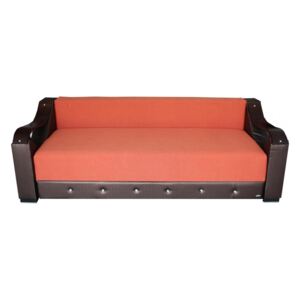 Canapea extensibilă portocaliu - model CLEO
