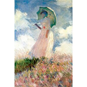 Tablou Claude Monet - Woman with Sunshade, 45x30 cm