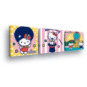 Tablou - Hello Kitty Trio III 3 x 25x25 cm