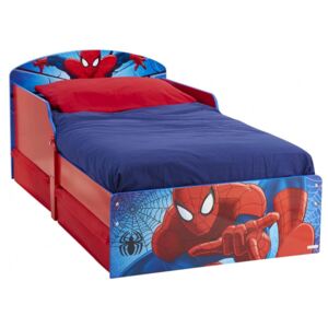Pat Spiderman 140x70 cu spatiu depozitare