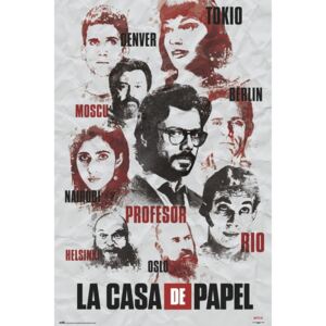 La Casa De Papel - Characters Poster, (61 x 91,5 cm)