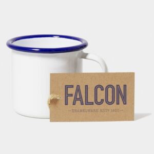 Ceașcă smălțuită pentru espresso Falcon Enamelware, 160 ml, alb