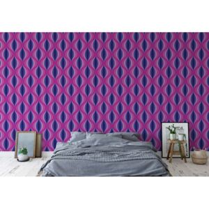 Fototapet GLIX - Pattern Purple + adeziv GRATUIT Tapet nețesute - 416x254 cm