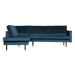 Canapea coltar pe stanga albastru Rodeo Corner Sofa Blue