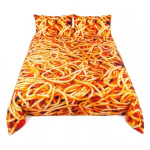 Lenjerie de pat din bumbac 240×220 / 50X80cm Spaghetti Seletti