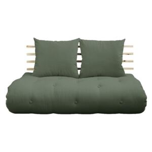 Canapea extensibilă Karup Shin Sano Natural, verde