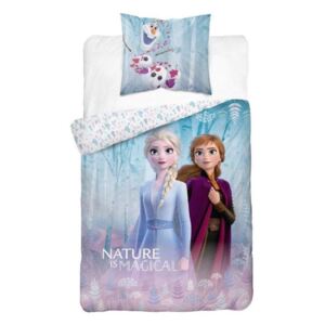 Lenjerie de pat copii Frozen alb