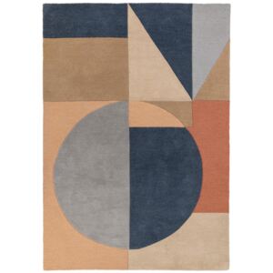 Covor Modern & Geometric Moderno, Multicolor/Crem, 200x290 cm