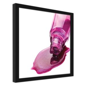 CARO Imagine în cadru - Purple Varnish 20x20 cm Negru