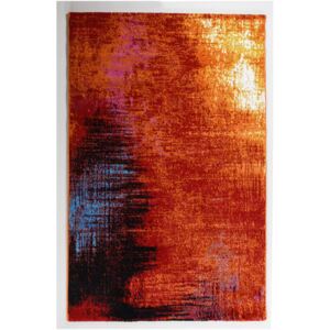 Covor Modern & Geometric Monia, Rosu/Multicolor, 60x120 cm