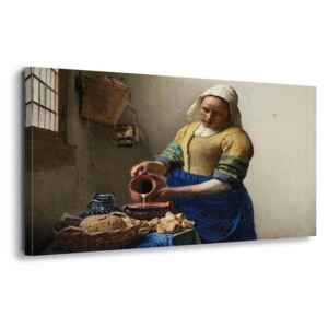 Tablou - The Milkmaid, Vermeer 4 x 30x80 cm