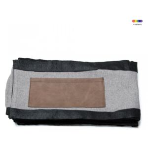 Husa gri din textil pentru cadru pat 150x190 cm Lydia Grey La Forma