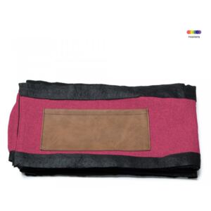 Husa rosu burgund din textil pentru cadru pat 150x190 cm Lydia Burgundy La Forma