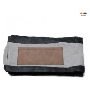 Husa gri din textil pentru cadru pat 160x200 cm Lydia Grey La Forma