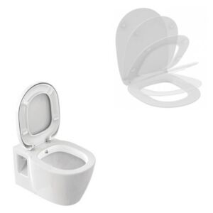 Set PROMO vas WC suspendat cu functie de bideu si capac wc soft-close Ideal Standard