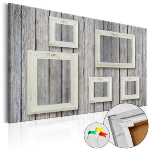 Tablou din plută Bimago - Stylish Gallery [Corkboard] 90x60 cm