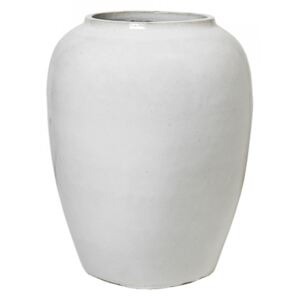 Vaza alb antic din lut 64 cm Ray Broste Copenhagen