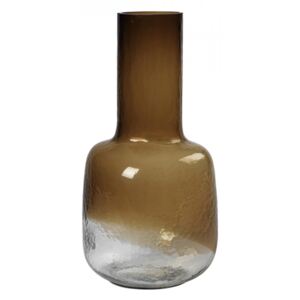 Vaza maro tan/transparenta din sticla suflata 45 cm Ingvar Broste Copenhagen