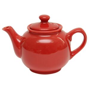 Ceainic cu capac din ceramica rosie 0.6 litri