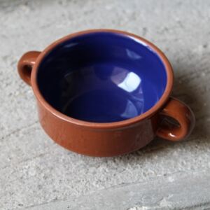 Bol Vernis Blue din ceramica 11.5 cm
