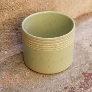 Ghiveci Gardena din ceramica verde 13.2 cm