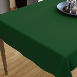 Goldea față de masă din bumbac - verde închis 50 x 100 cm
