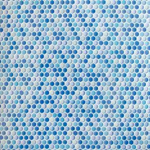 Tapet inlocuitor faianta Hexagon blau 270-0164