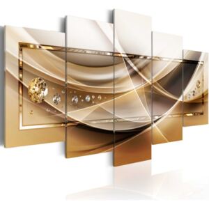 Bimago Tablou - Golden Frame 100x50 cm
