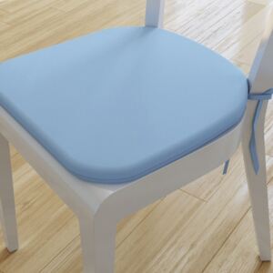 Goldea pernă pentru scaun rotundă din bumbac 39x37cm - albastru deschis 39 x 37 cm