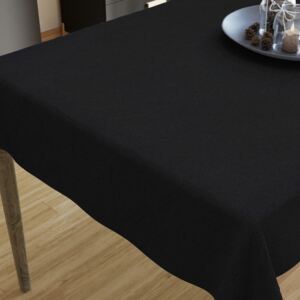 Goldea față de masă decorativă loneta - negru 40 x 40 cm