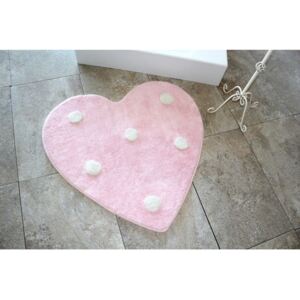 Covor Confetti Bathmats Poni, roz - alb