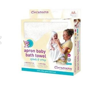 Clevamama Prosop de baie pentru bebelusi - Alb