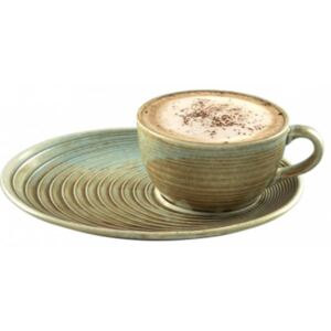 Bonna Ceasca cu farfurioara pentru ceai, din ceramica, 250cm, Coral