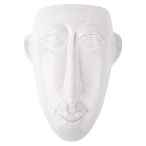 Ghiveci de perete PT LIVING Mask, 17,5 x 22,4 cm, alb