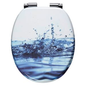 Capac WC Wassertropfen albastru 37/44 cm