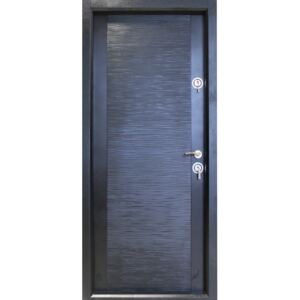 Usa metalica intrare Arta Door 304, MDF laminat, 880 x 2010 mm, deschidere stanga, culoare wenge