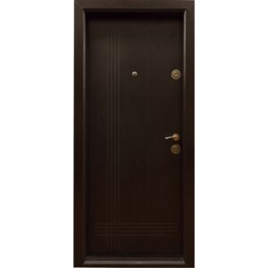 Usa metalica intrare Arta Door 333, MDF laminat, 880 x 2010 mm, deschidere stanga, culoare wenge