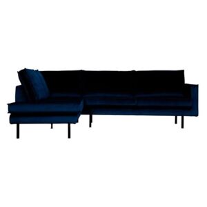 Canapea coltar pe stanga albastru inchis Rodeo Corner Sofa Dark Blue