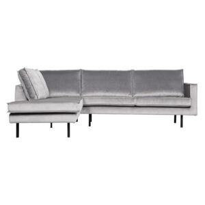 Canapea coltar pe stanga gri deschis Rodeo Corner Sofa Light Grey