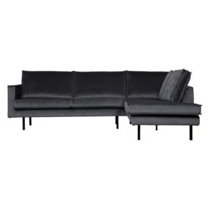 Canapea coltar pe dreapta gri inchis Rodeo Corner Sofa Dark Grey