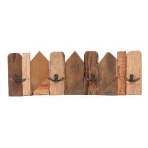 Cuier de perete din lemn WOOX LIVING Nordic, lățime 50 cm